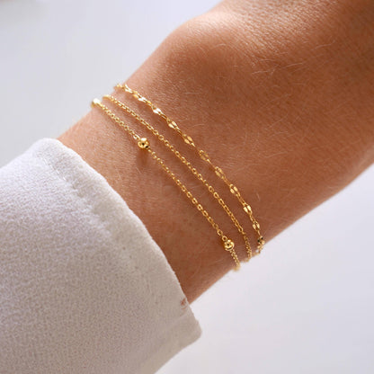 Bracelet à triple chaine